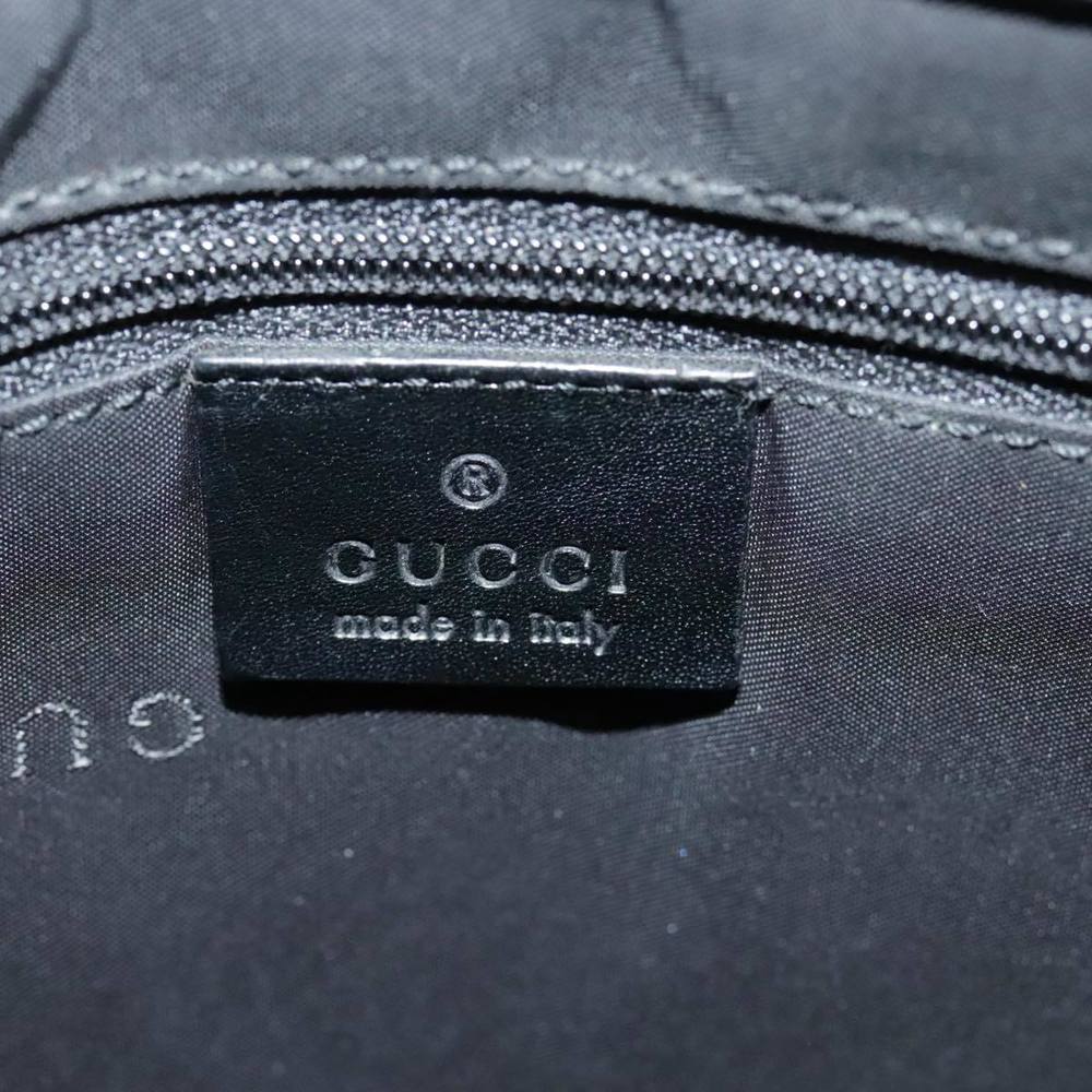 GUCCI Bamboo Hand Bag Nylon Black 002 1016 Auth ep7046 - Picture 15 of 16